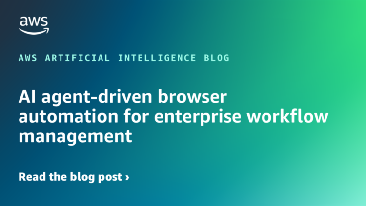 AI agent-driven browser automation for enterprise workflow administration