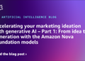 Accelerating your advertising ideation with generative AI – Half 1: From thought to era with the Amazon Nova basis fashions