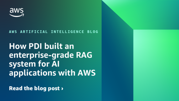 How PDI constructed an enterprise-grade RAG system for AI functions with AWS