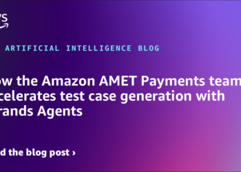 How the Amazon AMET Funds group accelerates take a look at case technology with Strands Brokers