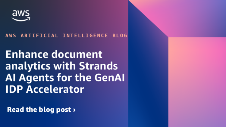 Improve doc analytics with Strands AI Brokers for the GenAI IDP Accelerator