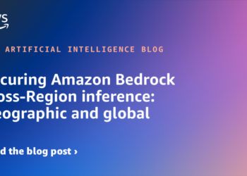 Securing Amazon Bedrock cross-Area inference: Geographic and international