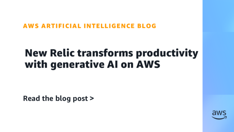 New Relic transforms productiveness with generative AI on AWS