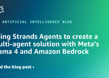 Utilizing Strands Brokers to create a multi-agent answer with Meta’s Llama 4 and Amazon Bedrock