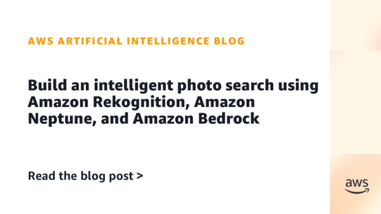 Construct an clever picture search utilizing Amazon Rekognition, Amazon Neptune, and Amazon Bedrock