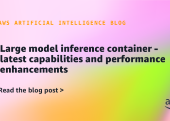 Massive mannequin inference container – newest capabilities and efficiency enhancements