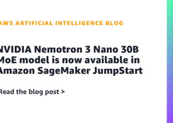 NVIDIA Nemotron 3 Nano 30B MoE mannequin is now obtainable in Amazon SageMaker JumpStart