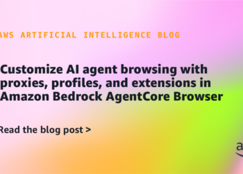 Customise AI agent looking with proxies, profiles, and extensions in Amazon Bedrock AgentCore Browser