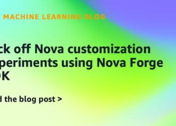 Kick off Nova customization experiments utilizing Nova Forge SDK