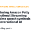 Introducing Amazon Polly Bidirectional Streaming: Actual-time speech synthesis for conversational AI