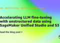 Accelerating LLM fine-tuning with unstructured information utilizing SageMaker Unified Studio and S3