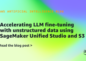 Accelerating LLM fine-tuning with unstructured information utilizing SageMaker Unified Studio and S3