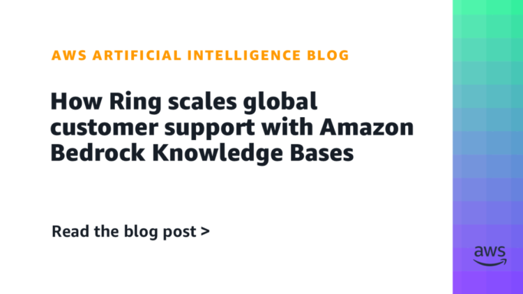How Ring scales international buyer assist with Amazon Bedrock Data Bases