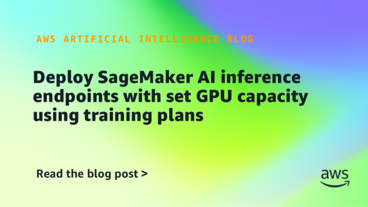 Deploy SageMaker AI inference endpoints with set GPU capability utilizing coaching plans