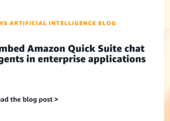 Embed Amazon Fast Suite chat brokers in enterprise purposes