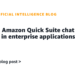 Embed Amazon Fast Suite chat brokers in enterprise purposes