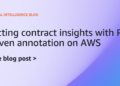 Extracting contract insights with PwC’s AI-driven annotation on AWS