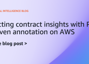 Extracting contract insights with PwC’s AI-driven annotation on AWS