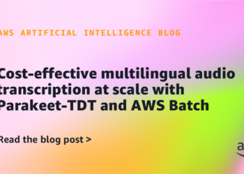 Price-effective multilingual audio transcription at scale with Parakeet-TDT and AWS Batch