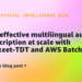 Price-effective multilingual audio transcription at scale with Parakeet-TDT and AWS Batch