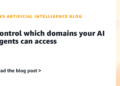 Management which domains your AI brokers can entry