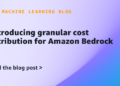 Introducing granular value attribution for Amazon Bedrock