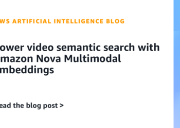 Energy video semantic search with Amazon Nova Multimodal Embeddings