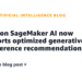 Amazon SageMaker AI now helps optimized generative AI inference suggestions