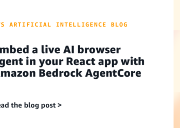 Embed a dwell AI browser agent in your React app with Amazon Bedrock AgentCore