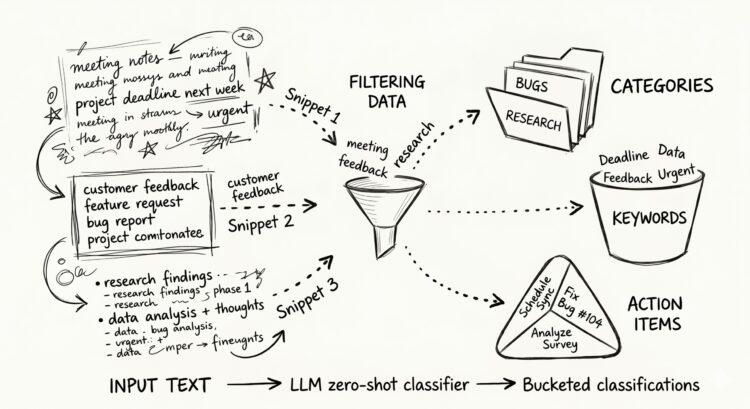 Utilizing a Native LLM as a Zero-Shot Classifier