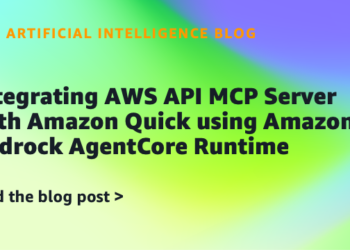 Integrating AWS API MCP Server with Amazon Fast utilizing Amazon Bedrock AgentCore Runtime