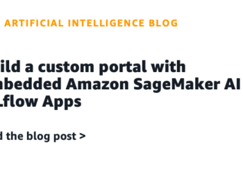 Construct a customized portal with embedded Amazon SageMaker AI MLflow Apps