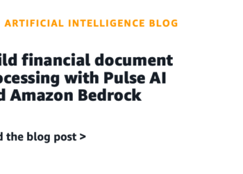 Construct monetary doc processing with Pulse AI and Amazon Bedrock