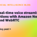 Construct real-time voice streaming functions with Amazon Nova Sonic and WebRTC
