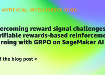 Overcoming reward sign challenges: Verifiable rewards-based reinforcement studying with GRPO on SageMaker AI