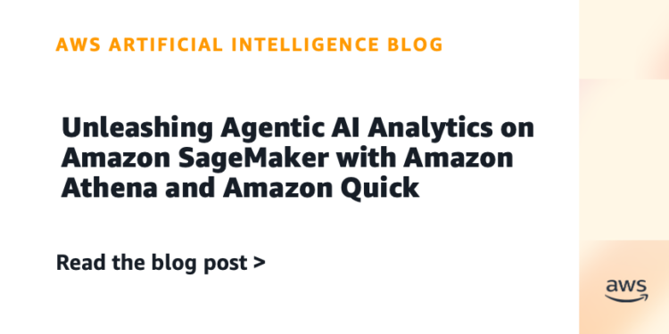 Unleashing Agentic AI Analytics on Amazon SageMaker with Amazon Athena and Amazon Fast