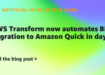 AWS Remodel now automates BI migration to Amazon Fast in days