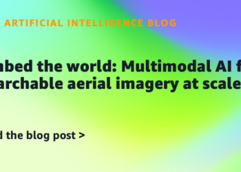Embed the world: Multimodal AI for searchable aerial imagery at scale