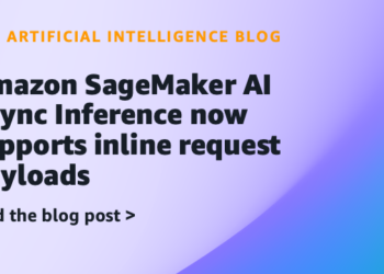 Amazon SageMaker AI Async Inference now helps inline request payloads