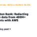 Huntington Financial institution: Redacting delicate knowledge from 400M+ paperwork with AWS