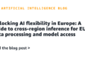 Unlocking AI flexibility in Europe: A information to cross-region inference for EU information processing and mannequin entry