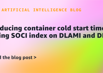 Decreasing container chilly begin instances utilizing SOCI index on DLAMI and DLC