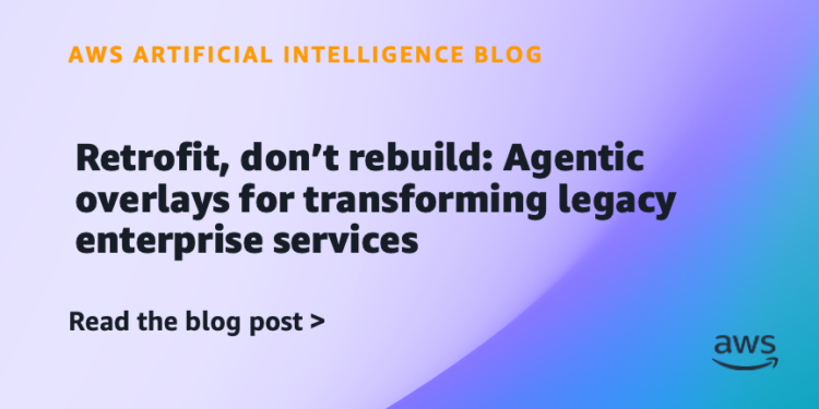 Retrofit, don’t rebuild: Agentic overlays for remodeling legacy enterprise providers