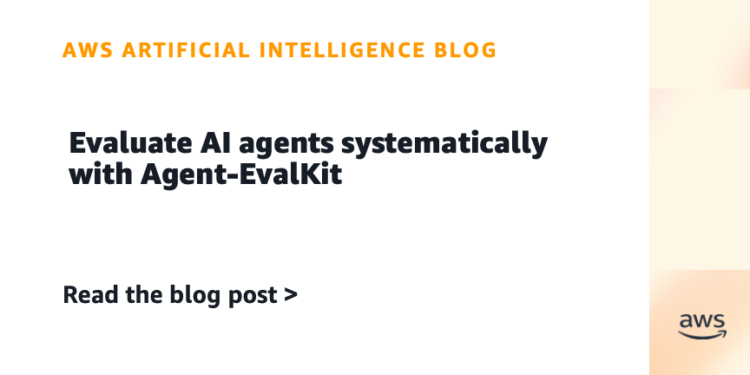 Consider AI brokers systematically with Agent-EvalKit
