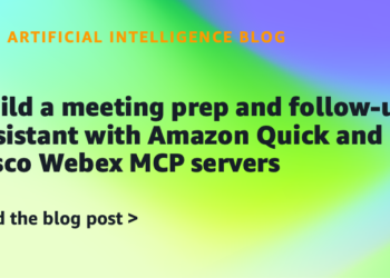 Construct a gathering prep and follow-up assistant with Amazon Fast and Cisco Webex MCP servers