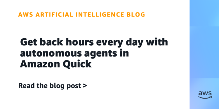 Get again hours every single day with autonomous brokers in Amazon Fast