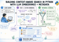 Constructing Context-Conscious Search in Python with LLM Embeddings + Metadata