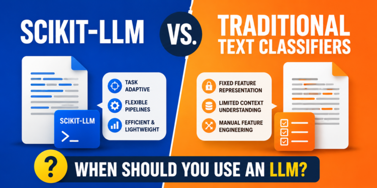 Scikit-LLM vs. Conventional Textual content Classifiers: When Ought to You Use an LLM?