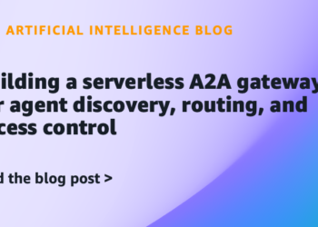 Constructing a serverless A2A gateway for agent discovery, routing, and entry management