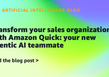 Remodel your gross sales group with Amazon Fast: your new agentic AI teammate